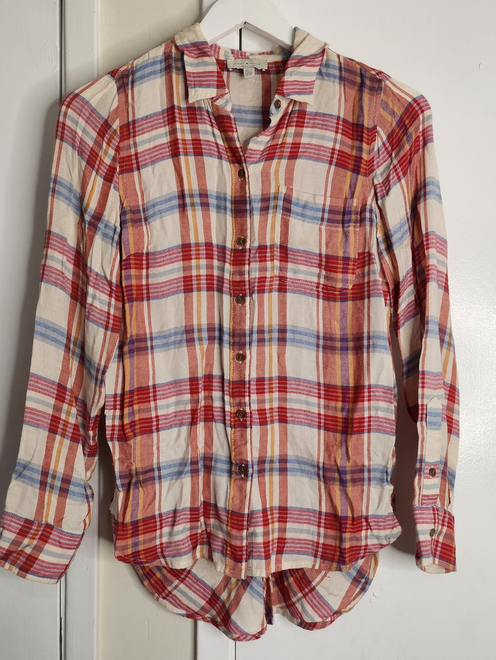 Lucky Brand Plaid Button Down Shirt
